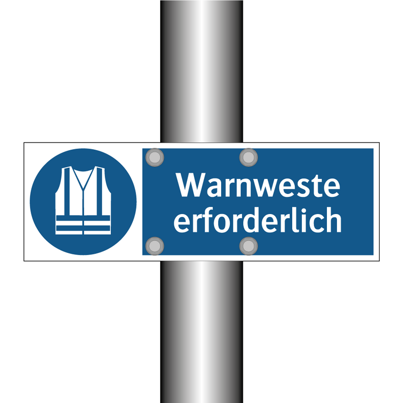 Warnweste erforderlich