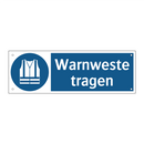 Warnweste tragen