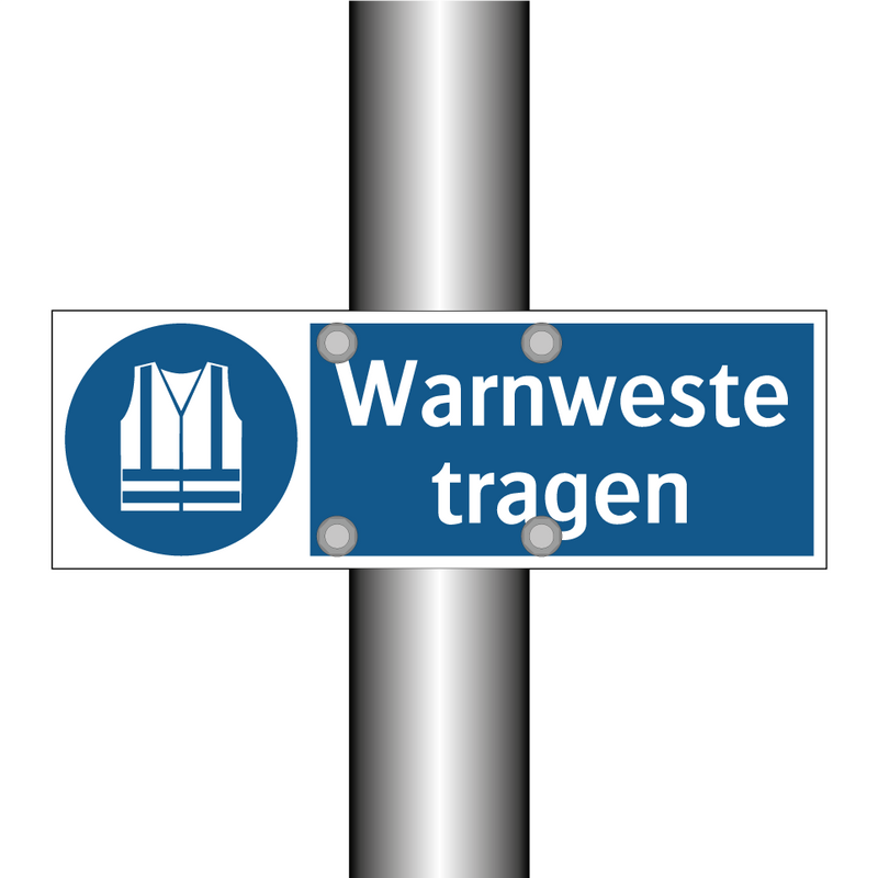 Warnweste tragen