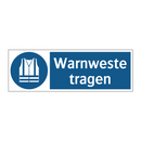 Warnweste tragen
