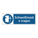 Schweißmaske tragen