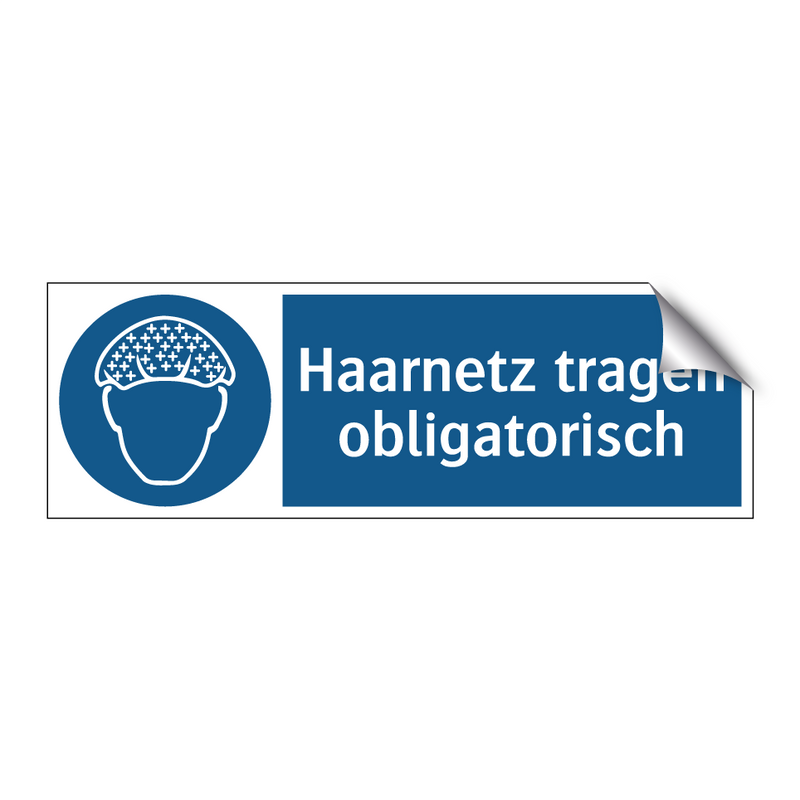 Haarnetz tragen obligatorisch