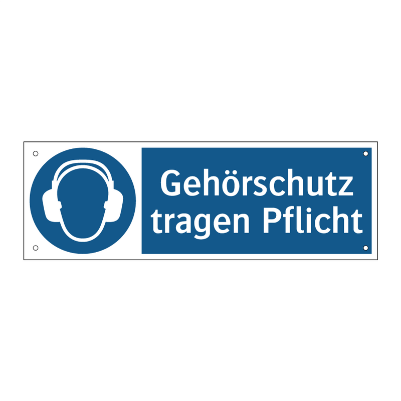 Gehörschutz tragen Pflicht