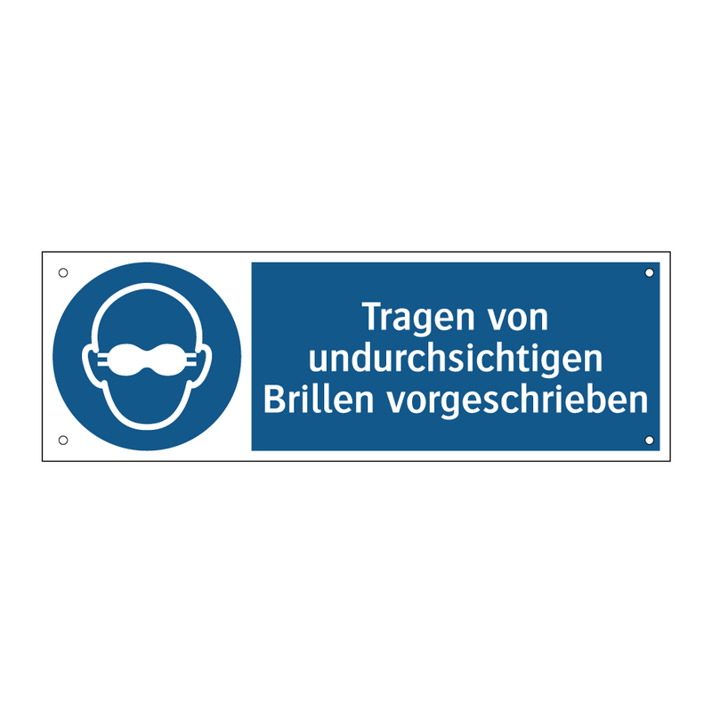 Tragen von undurchsichtigen Brillen vorgeschrieben
