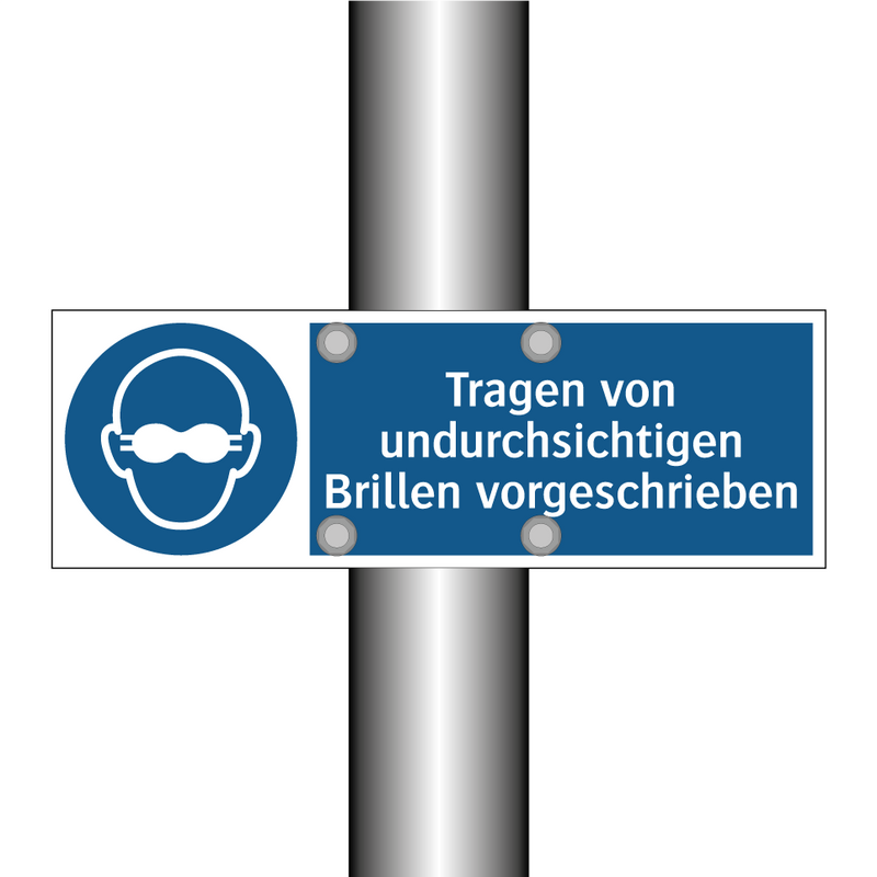 Tragen von undurchsichtigen Brillen vorgeschrieben