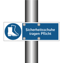 Sicherheitsschuhe tragen Pflicht