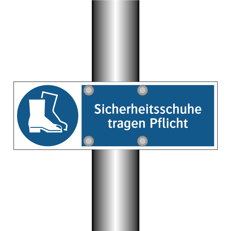 Sicherheitsschuhe tragen Pflicht