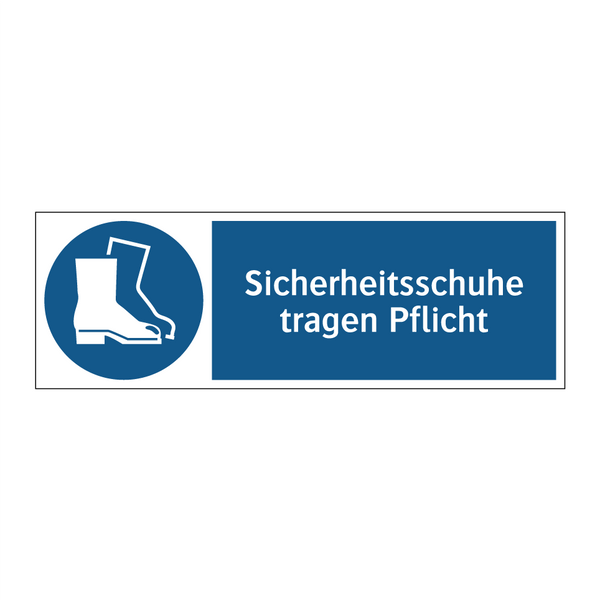 Sicherheitsschuhe tragen Pflicht