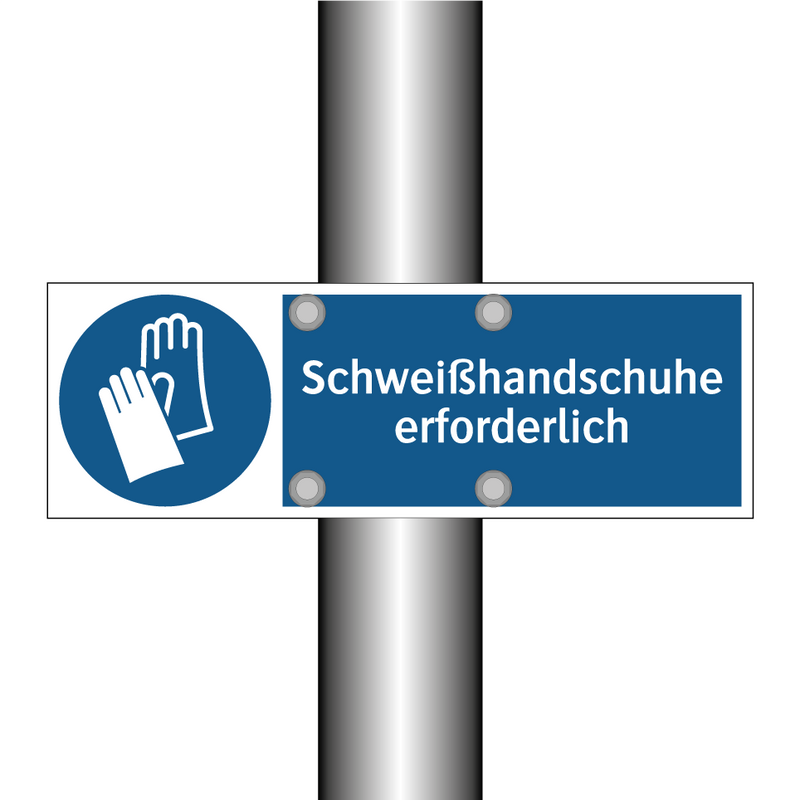 Schweißhandschuhe erforderlich