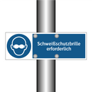 Schweißschutzbrille erforderlich