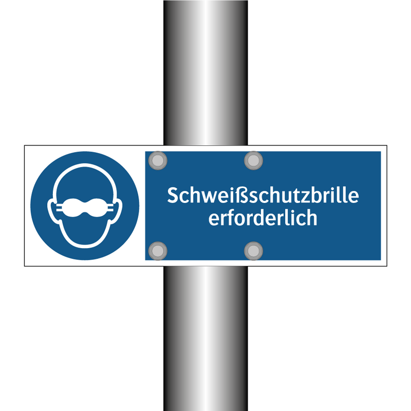 Schweißschutzbrille erforderlich
