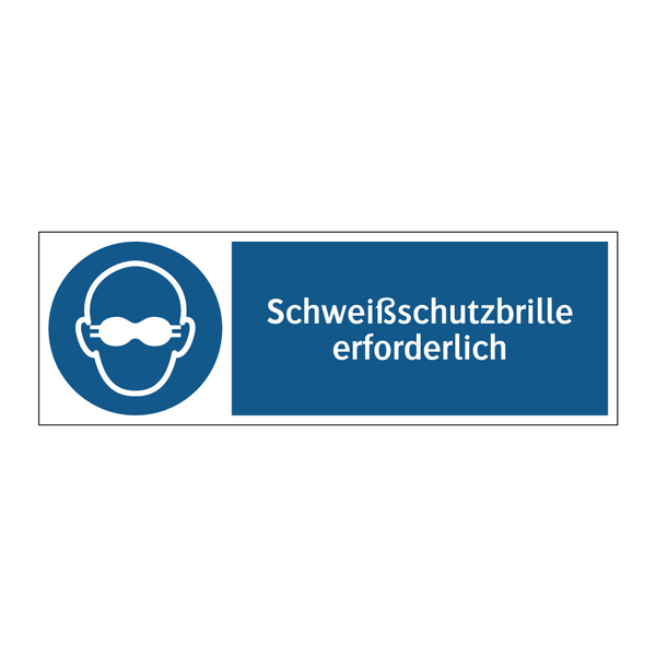 Schweißschutzbrille erforderlich