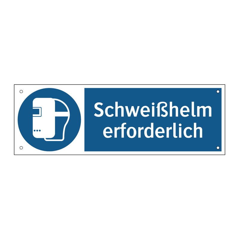 Schweißhelm erforderlich