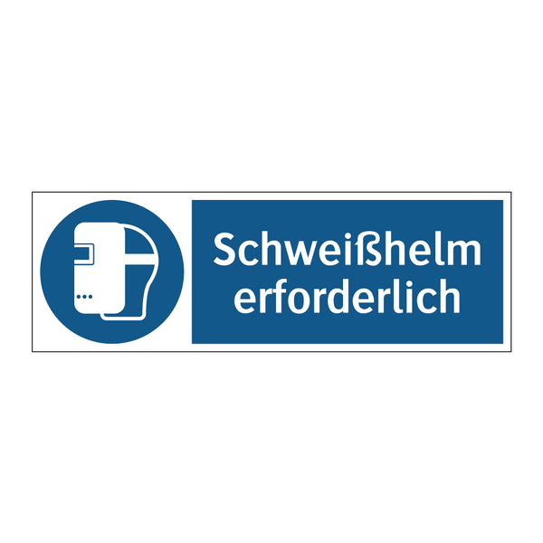 Schweißhelm erforderlich