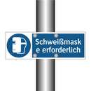 Schweißmaske erforderlich