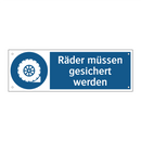 Räder müssen gesichert werden