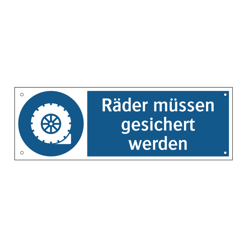 Räder müssen gesichert werden