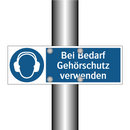 Bei Bedarf Gehörschutz verwenden