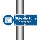 Bitte die Füße abtreten.
