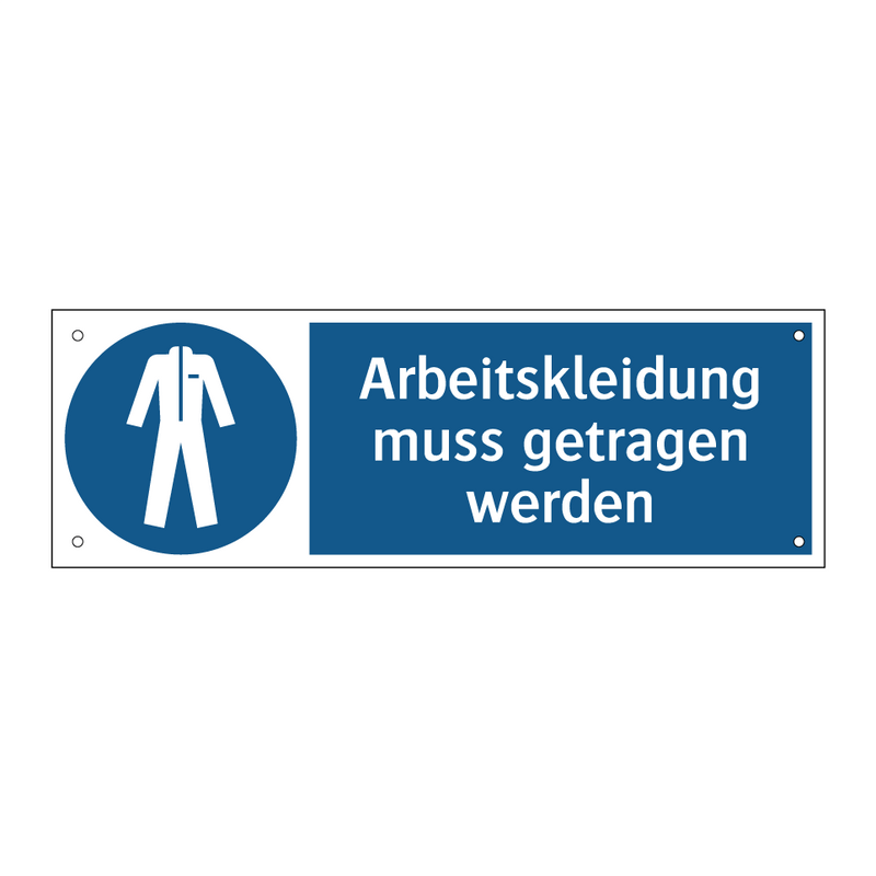 Arbeitskleidung muss getragen werden