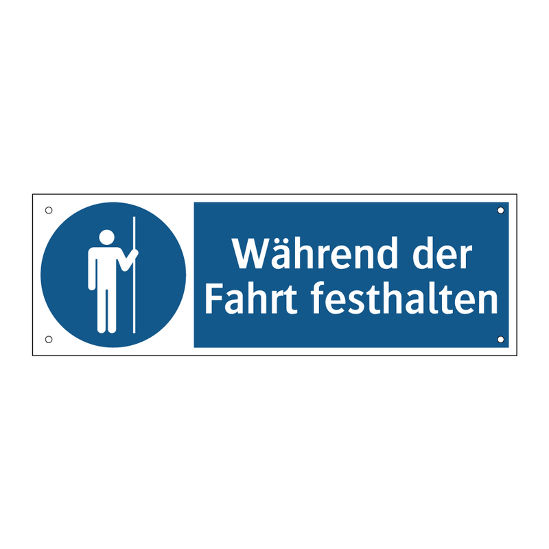 Während der Fahrt festhalten
