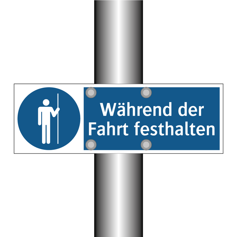 Während der Fahrt festhalten