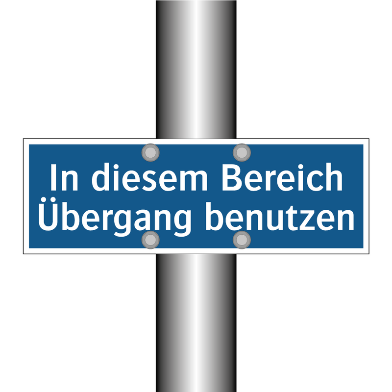 In diesem Bereich Übergang benutzen