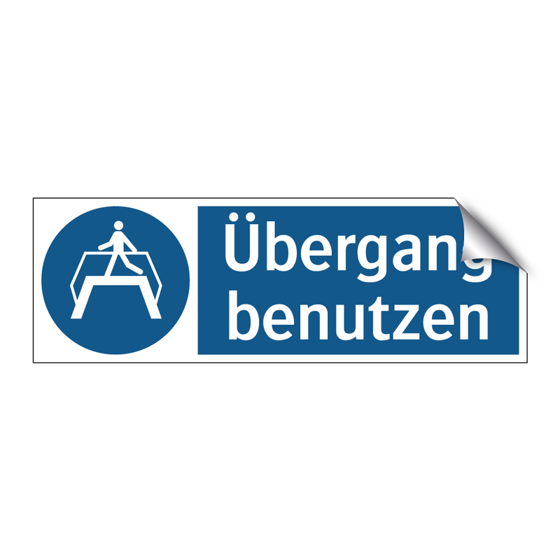 Übergang benutzen
