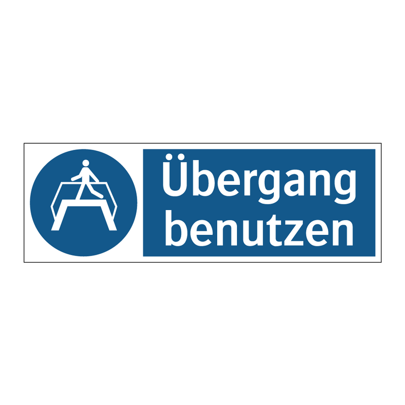 Übergang benutzen