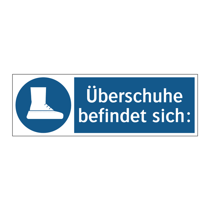 Überschuhe befindet sich: