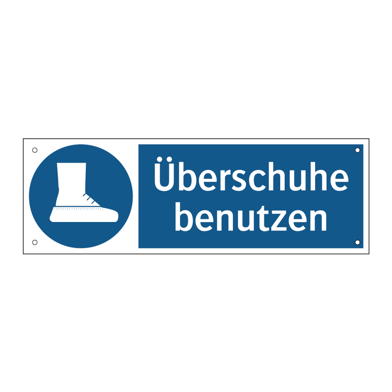 Überschuhe benutzen