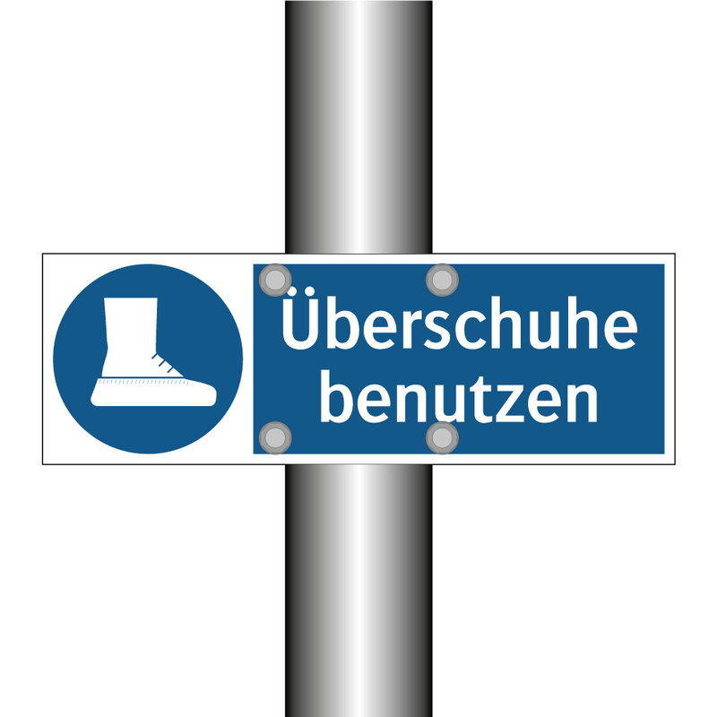 Überschuhe benutzen