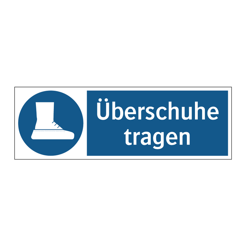 Überschuhe tragen