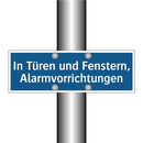 In Türen und Fenstern, Alarmvorrichtungen