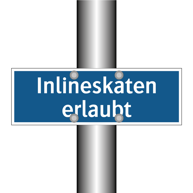 Inlineskaten erlaubt