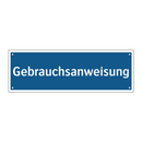 Gebrauchsanweisung
