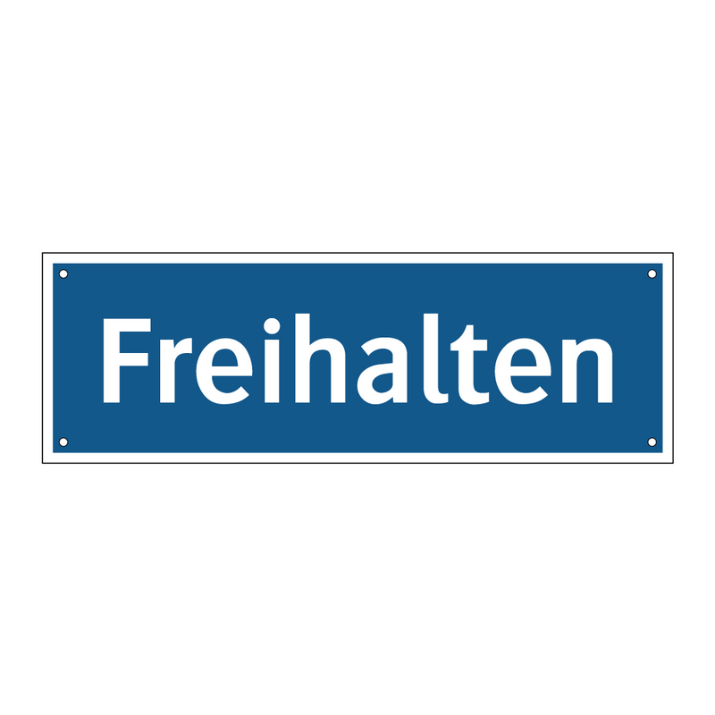 Freihalten