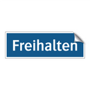 Freihalten