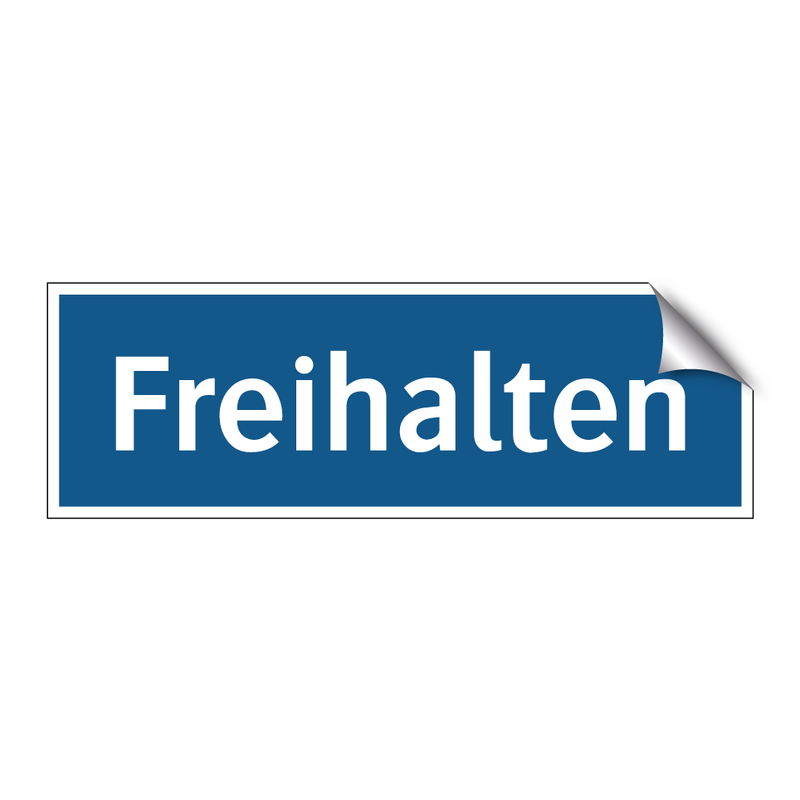 Freihalten