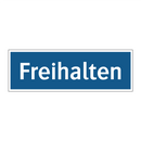 Freihalten