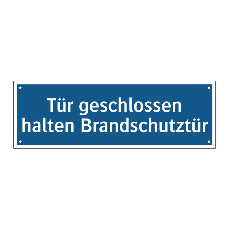 Tür geschlossen halten Brandschutztür