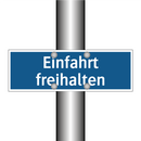 Einfahrt freihalten