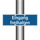 Eingang freihalten