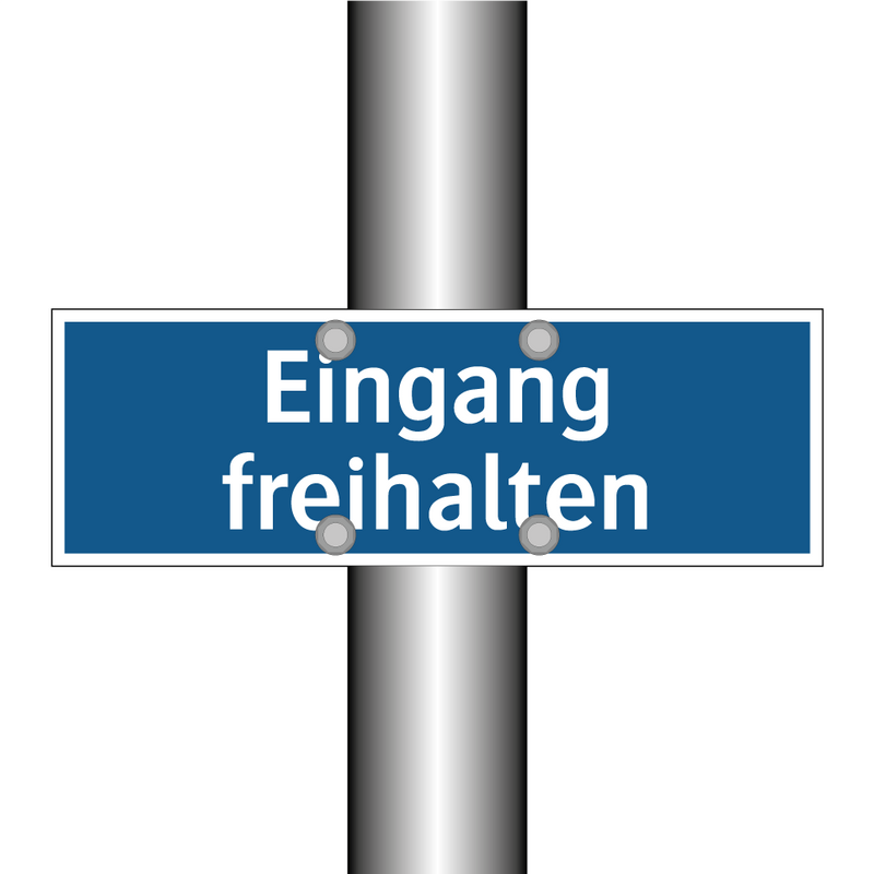 Eingang freihalten