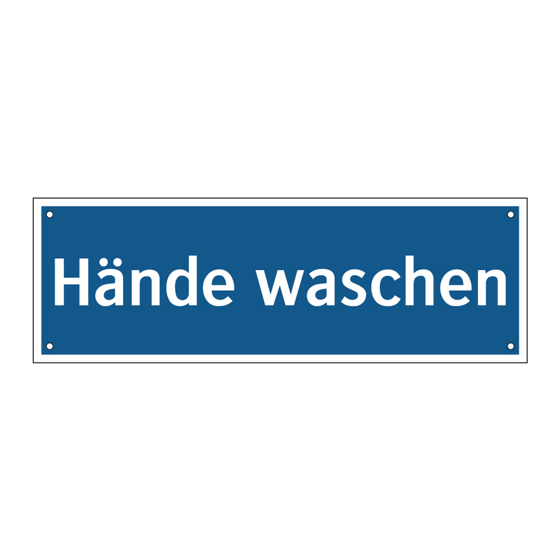 Hände waschen