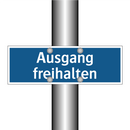 Ausgang freihalten