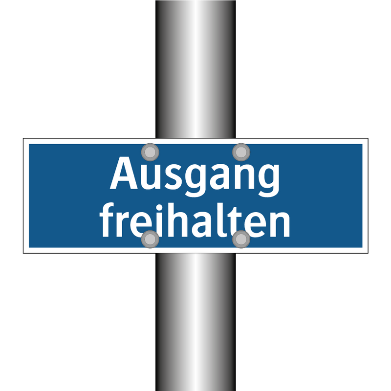 Ausgang freihalten