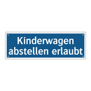 Kinderwagen abstellen erlaubt