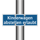 Kinderwagen abstellen erlaubt
