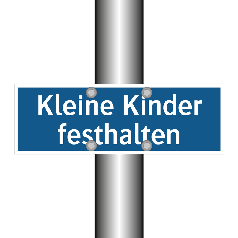 Kleine Kinder festhalten